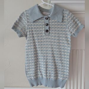 Sweet Threads | Knit Charlie Polo Top
